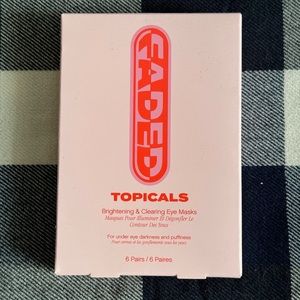 Faded Topicals Brightening & Clearing Eye Masks: 6 count